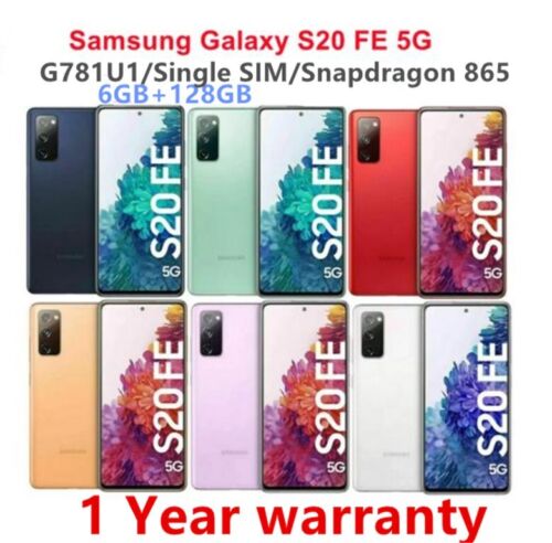 Brand New-- Samsung Galaxy S20 FE 5G SM-G781U 128GB CDMA+GSM Unlocked Smartphone - Picture 1 of 21