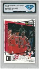 1997-98 Collector's Choice MICHAEL JORDAN #195 Catch 23 💎 DSG 10 Gem Mint