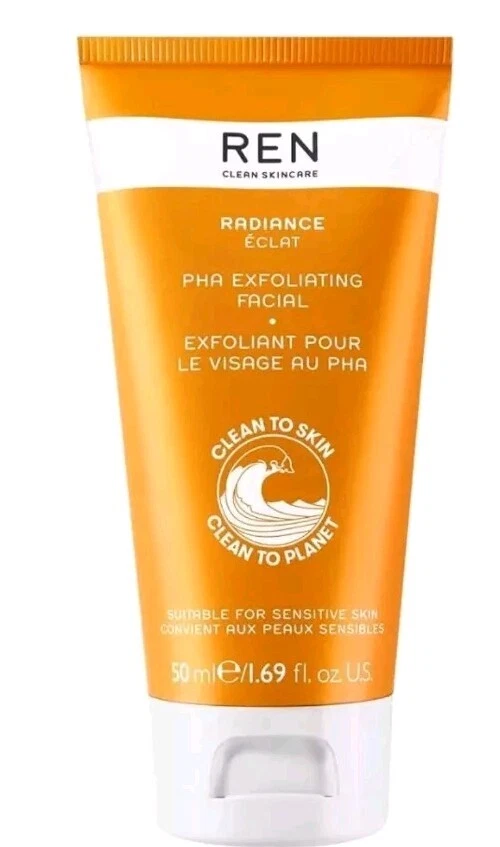 REN SKINCARE Radiance PHA Exfoliating Facial 1.69oz NEW BOX IPSY $44 - Image 3 of 4