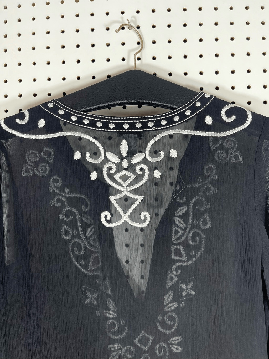 Chicos silk cover up tunic size 0 - image 4