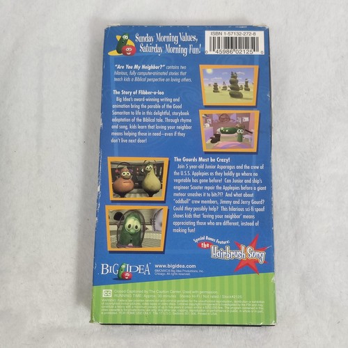 Veggietales lot Movies songs VHS DVD lot christian childrens movie - Picture 16 of 23