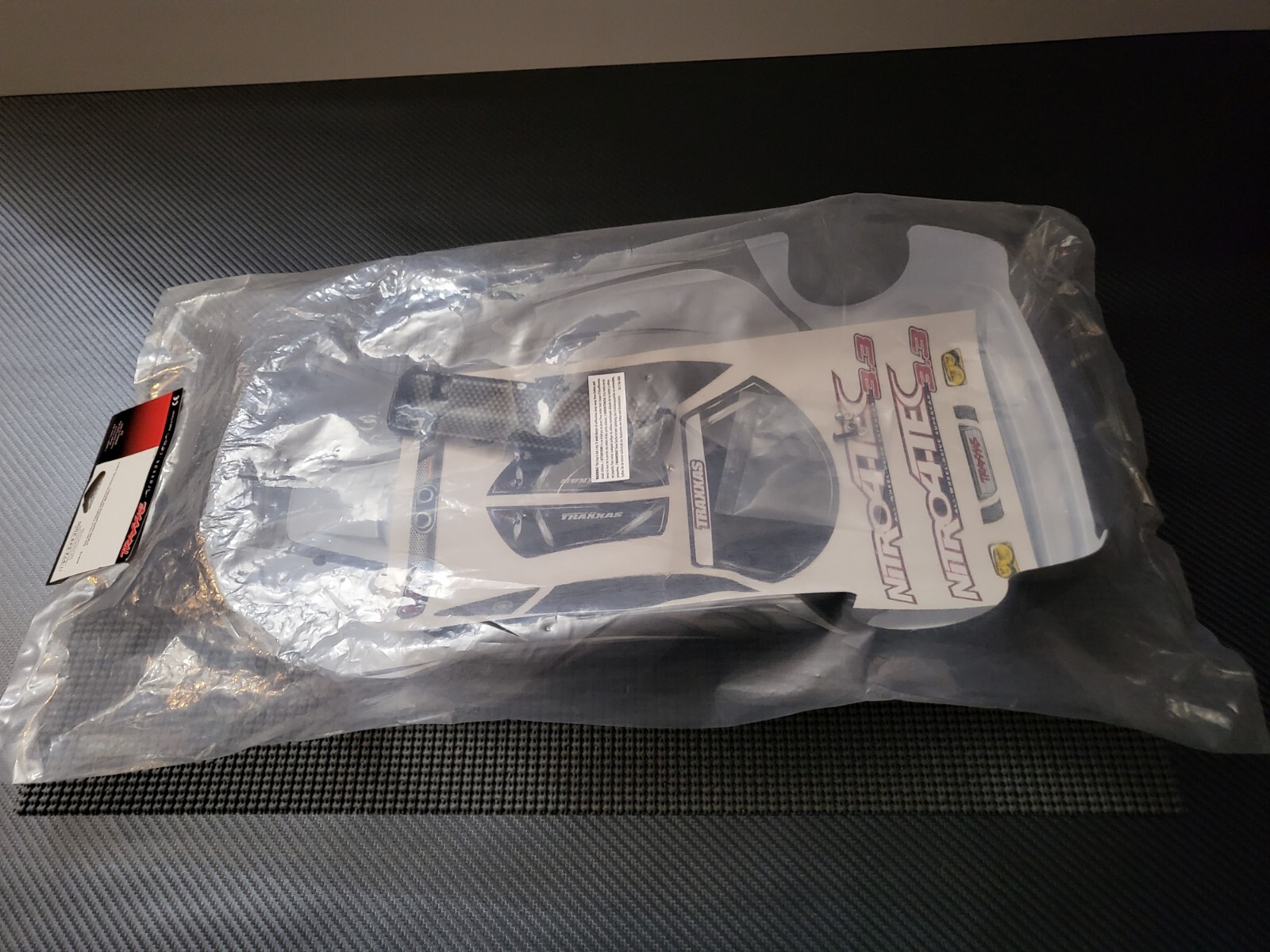 Supporto Puleggia Telaio Superiore In Fibra Di Carbonio Per Traxxas 4tec Nitro - 4823x