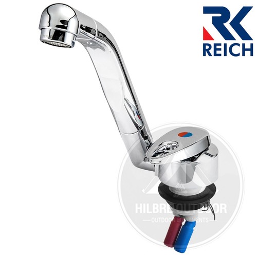 REICH SAMBA MIXER TAP 12V 33MM HOT COLD CARAVAN CAMPERVAN FITS DOMETIC