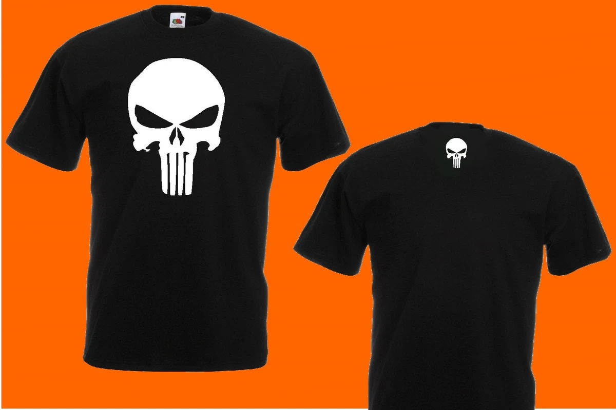 T shirt top punisher homme