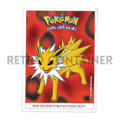 NINTENDO POKEMON Dunkin Boomer Sammelkarten - 135 Jolteon