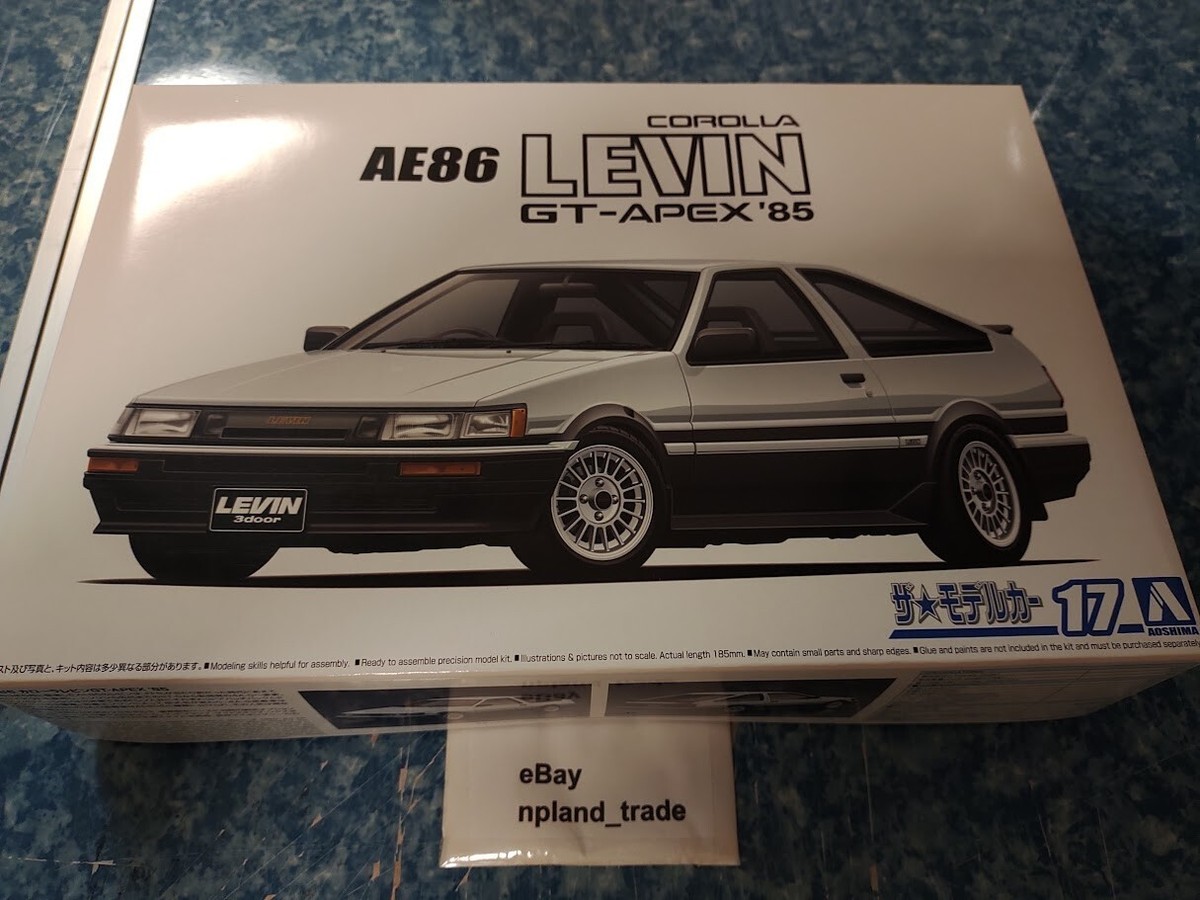 aoshima　DISM 1/24 corolla levin AE86 1/24 TOYOTA AE86 COROLLA LEVIN GT-APEX '85 - AOSHIMA SCALE