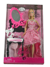 Mattel Barbie Color Your World Pink Pink Polka Dot Dress Mirror MISB READ!!