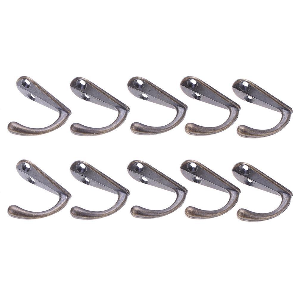 10pcs Hanging Hooks Save Space Zinc Alloy Storage Hook for Housewear