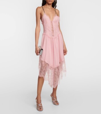 white christmas dresses Gucci Velvet Ties Silk-chiffon Dress – Runway Catalog main image 1