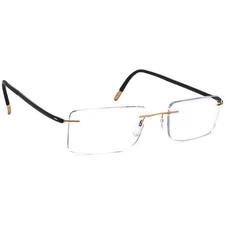 Silhouette Eyeglasses 5476 20 6053 5479 Fusion Gold/Black Rimless 55[]21 150