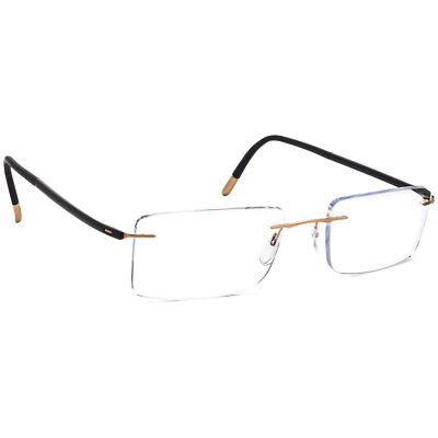 Silhouette Eyeglasses 5476 20 6053 5479 Fusion Gold/Black Rimless