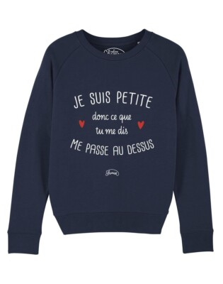 Damen Sweatshirt, Farbe Marineblau.