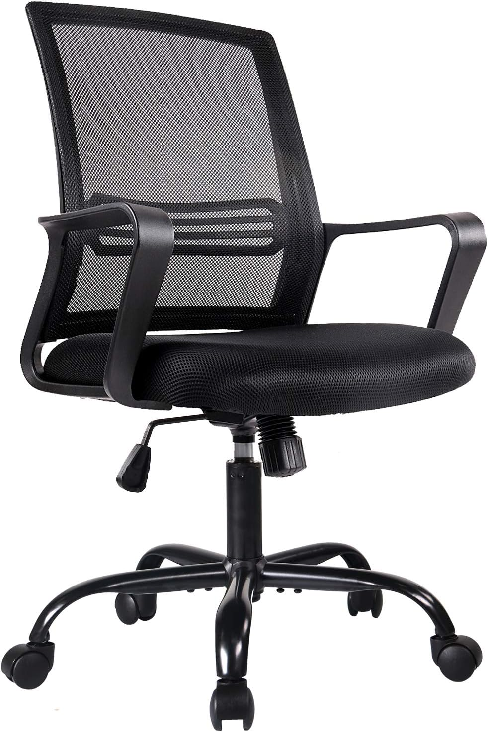 Ergonomic Mid Back Mesh Office Chair for Home & Desk Comfort-image