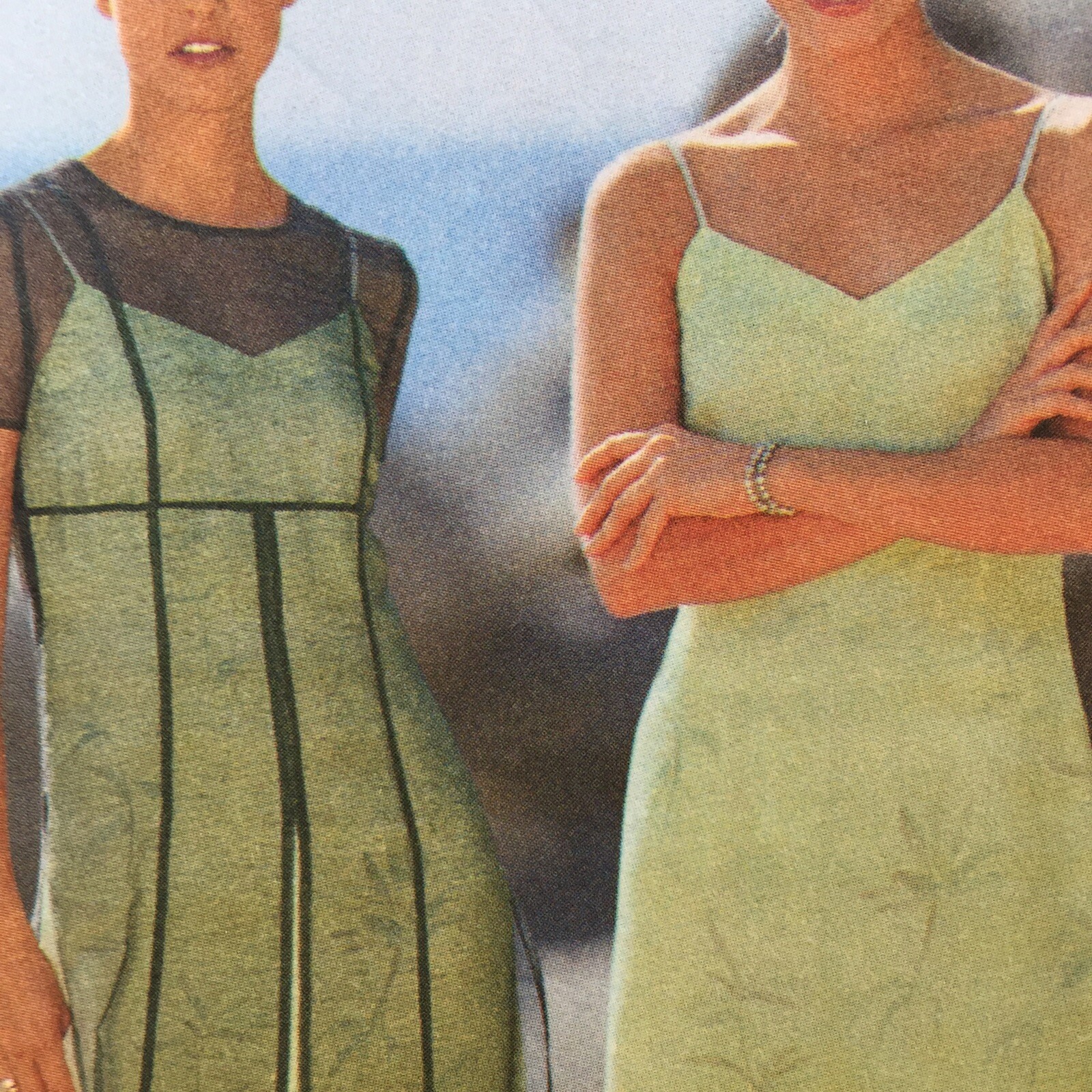 Burda 8910 Sheath Slip Dress Over Dress Summer PLUS Ladies New Uncut