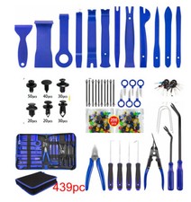 439Pcs Car Trim Removal Pry Tool Molding Kit Panel Door Dash Interior Clip Set I