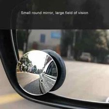 Car Automobile Auto Rearview Mirror Auxiliary Vision Blind Spot Zone Small Round