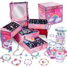 2000pcs Charm Beads , Jewelry Making Kit for Girls 4-6 8-12, Arts and Crafts ...