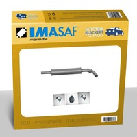 Imasaf Auspuff Mitteltopf, MSD für VW / Seat