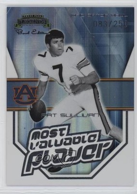 2008 Press Pass Legends Bowl Edition Most Valuable Players /250 Pat Sullivan 2v8