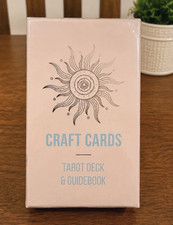 Craft Cards Tarot Deck  Guidebook Set, 78-Card Deck with Tarot Guidebook