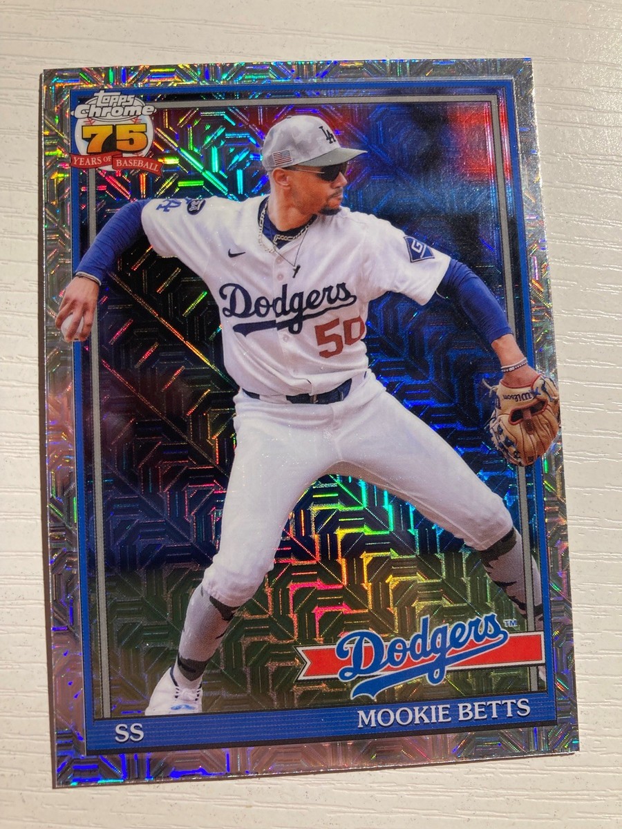 2026 Topps Silver Pack Mojo Chrome Parallel Mookie Betts Dodgers
