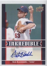 2009 Upper Deck Inkredible Series 2 Nick Blackburn (Full Auto) #INK-NB Auto 0i0