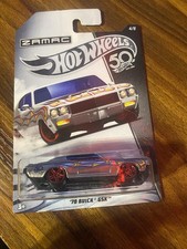 Hot Wheels '70 Buick GSX, Zamac 50th Anniversary Series, 1:64 Diecast Car