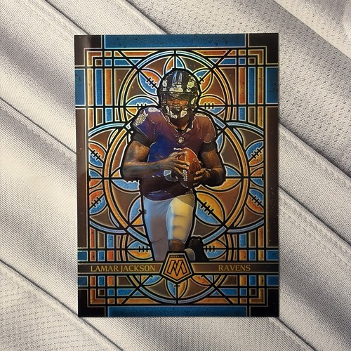 2025 Panini Mosaic - Stained Glass Oversized Lamar Jackson #1