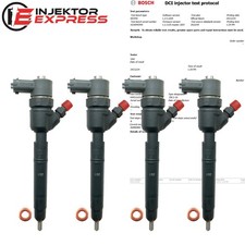 4x 0445110256 Einspritzdüse Injektor Hyundai Kia Cee’d 1.5 1.6 CRDi 338002A400