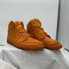 Nike Air Jordan 1 High Top Sneaker Orange Gat...