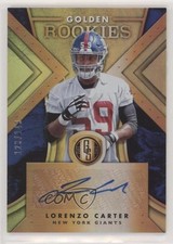 2018 Panini Gold Standard Golden Rookies 123/149 Lorenzo Carter #GR-LC Auto 0c2