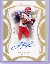 Jalen Royals Rookie Frame Signatures /25: 2025 Flawless Football. KC WR! 🔥