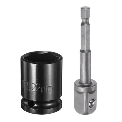 1/4'' Hex Adapter for 1/2'' 22mm 6p 1.5''