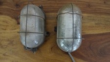 LOT 2 LAMPE HUBLOT BATEAU LOFT ATELIER LUMINAIRE  GARAGE APPLIQUE
