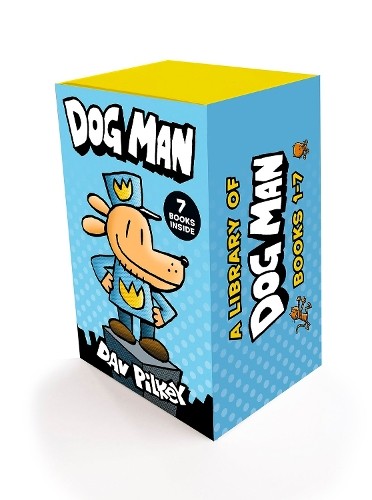 A Library of Dog Man (books 1-7) by Dav Pilkey, Dav Pilkey - 9780702348655