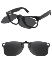 Polarized Clip-on Sunglasses 50x22mm for Ray-Ban Meta Wayfarer - UV Protection