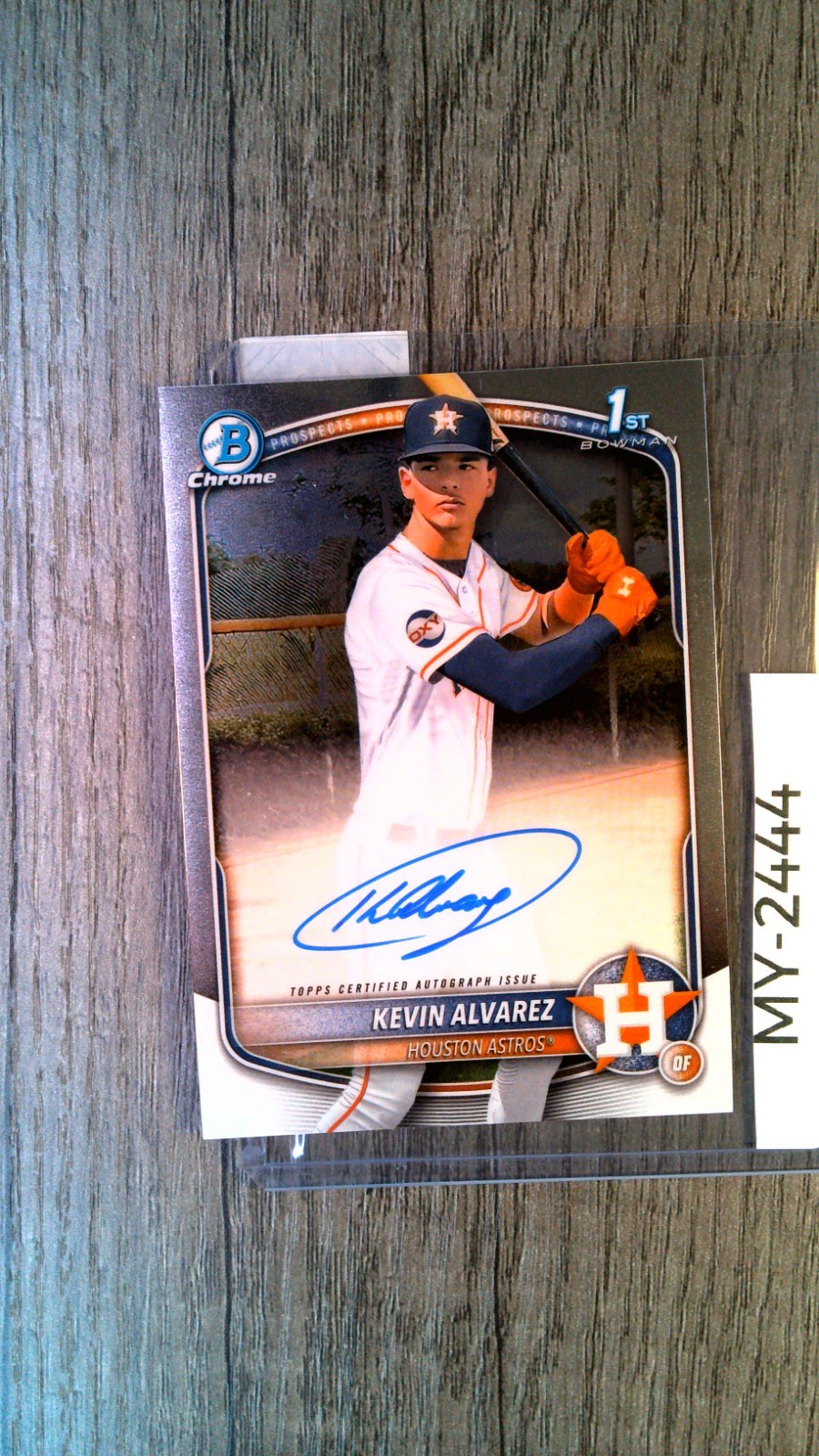 KEVIN ALVAREZ 2025 BOWMAN CHROME #CPAKA PROSPECT AUTO