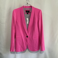 J. Crew Parke Single Breasted Wool Blazer Women  s Size 6 NEW Pink