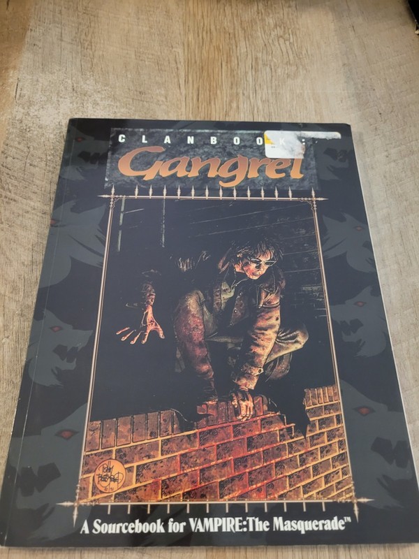 Gangrel Clanbook, Vampire, White Wolf 1e, World of Darkness, Rpg, Decent