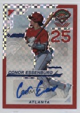 2025 Prospect Edition Red Power Prizm Signatures 14/99 Conor Essenburg Auto 1j9t
