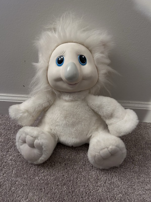 Rare 1997 Playskool Hug n Glow Twinken Light Up Stuffed Koala White Animal