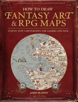 How to Draw Fantasy Art and RPG Maps | Jared Blando | Taschenbuch | Englisch
