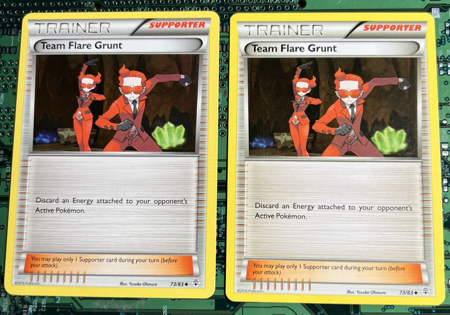 Team Flare Grunt 73/83 Generations Pokemon Card Trainer Supporter Non-Holo 2