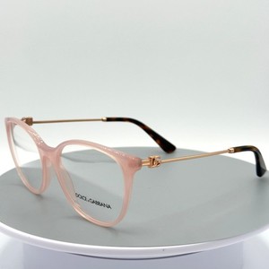 Dolce & Gabbana DG 3363 3384 Pink Rose Gold Tortoise Frame Demo Lens 54 18 145