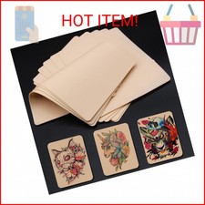 Blank Tattoo Practice Skins - Autdor 10Pcs Tattoo Skin Practice Double Sides 8x6
