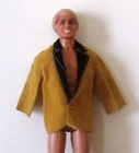 Vintage Mattel Ken Jacket in Gold Velveteen