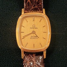 OMEGA DE VILLE STEEL GOLD PLATED LADIES WATCH 27 MM series: 45756543 / Sw 1387