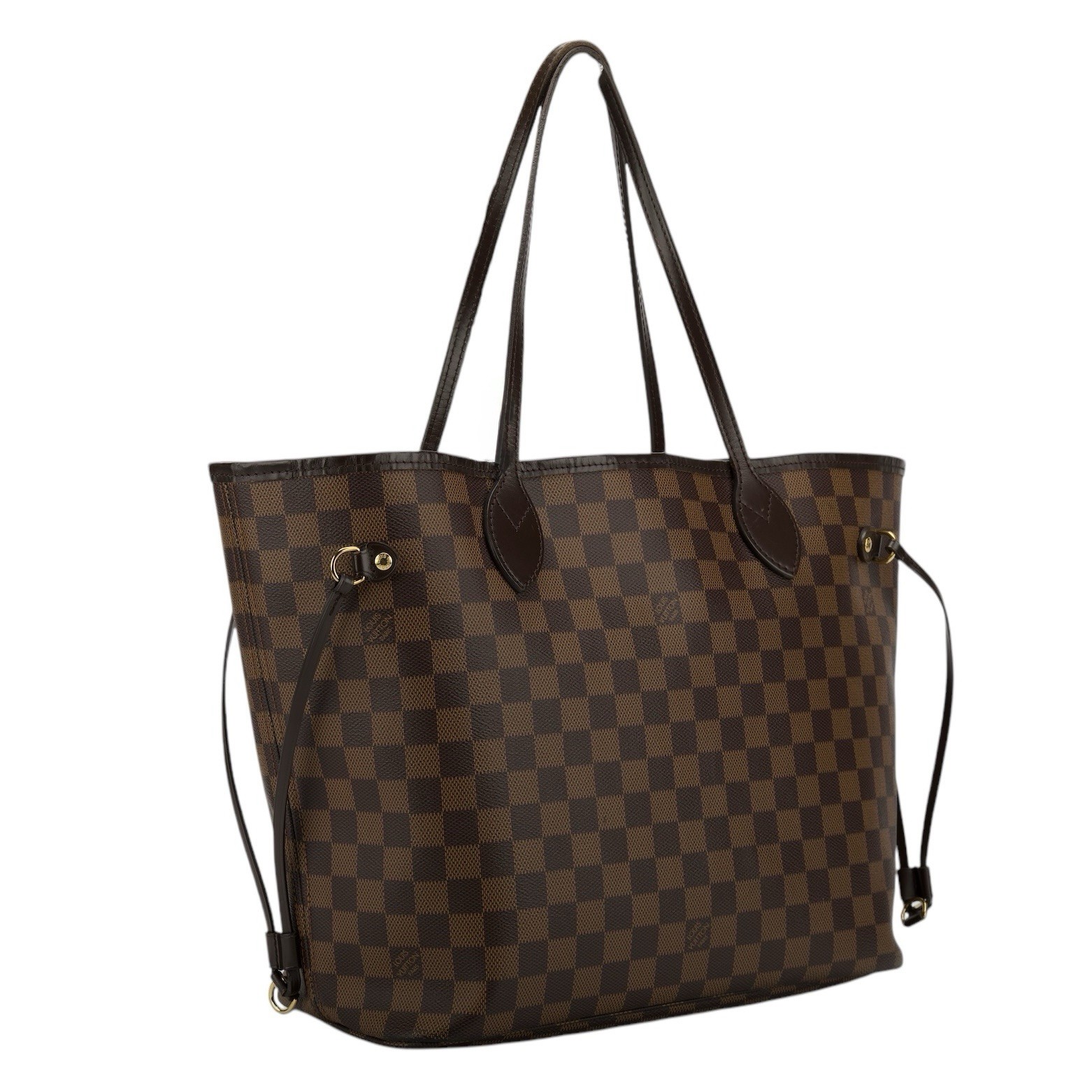 Louis Vuitton MM Neverfull Damier Ebene Tote Bag