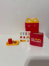 LIL McDonalds Happy Meal Toy 2025 Mini   Happy Meal and Hamburger