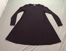 Loft Dress Women's S A-Line Feminine Witchy Preppy Minimalist Eggplant